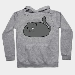 Grey Kitty Bloop Blep Hoodie